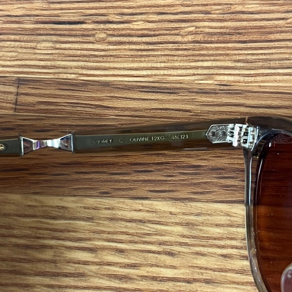 Mr. Leight Audrey C Olive frame Rose Lense Sunglasses Garrett Leight